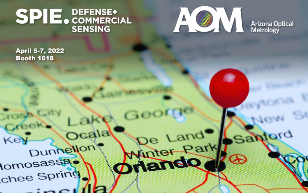 AOM to exhibit freeform metrology at SPIE DCS 2022, booth 1618